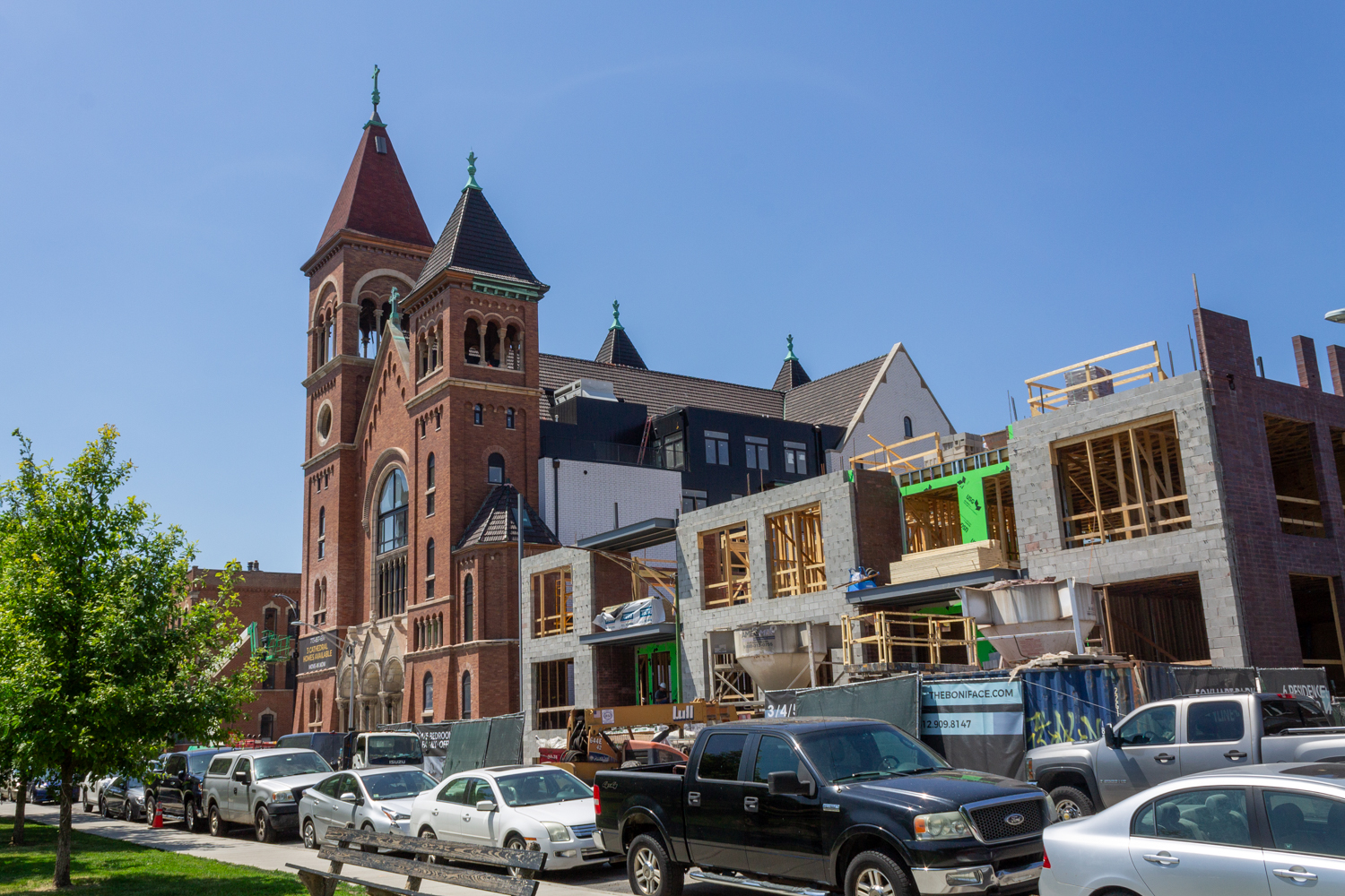 The Residences at St. Boniface construction