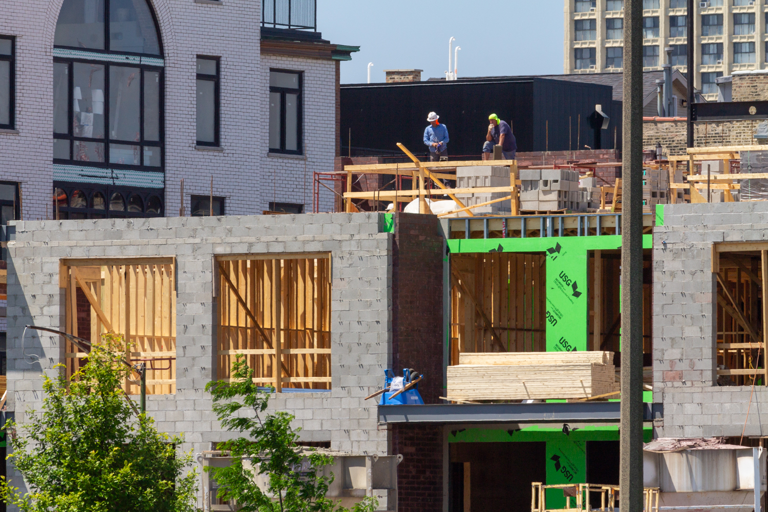 The Residences at St. Boniface construction