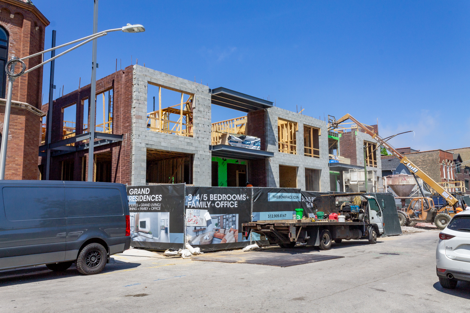 The Residences at St. Boniface construction