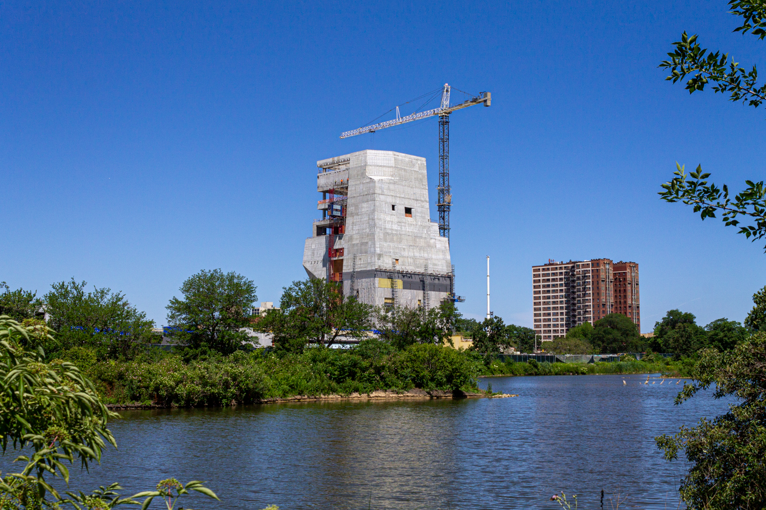 Obama Presidential Center Museum Tower topping out
