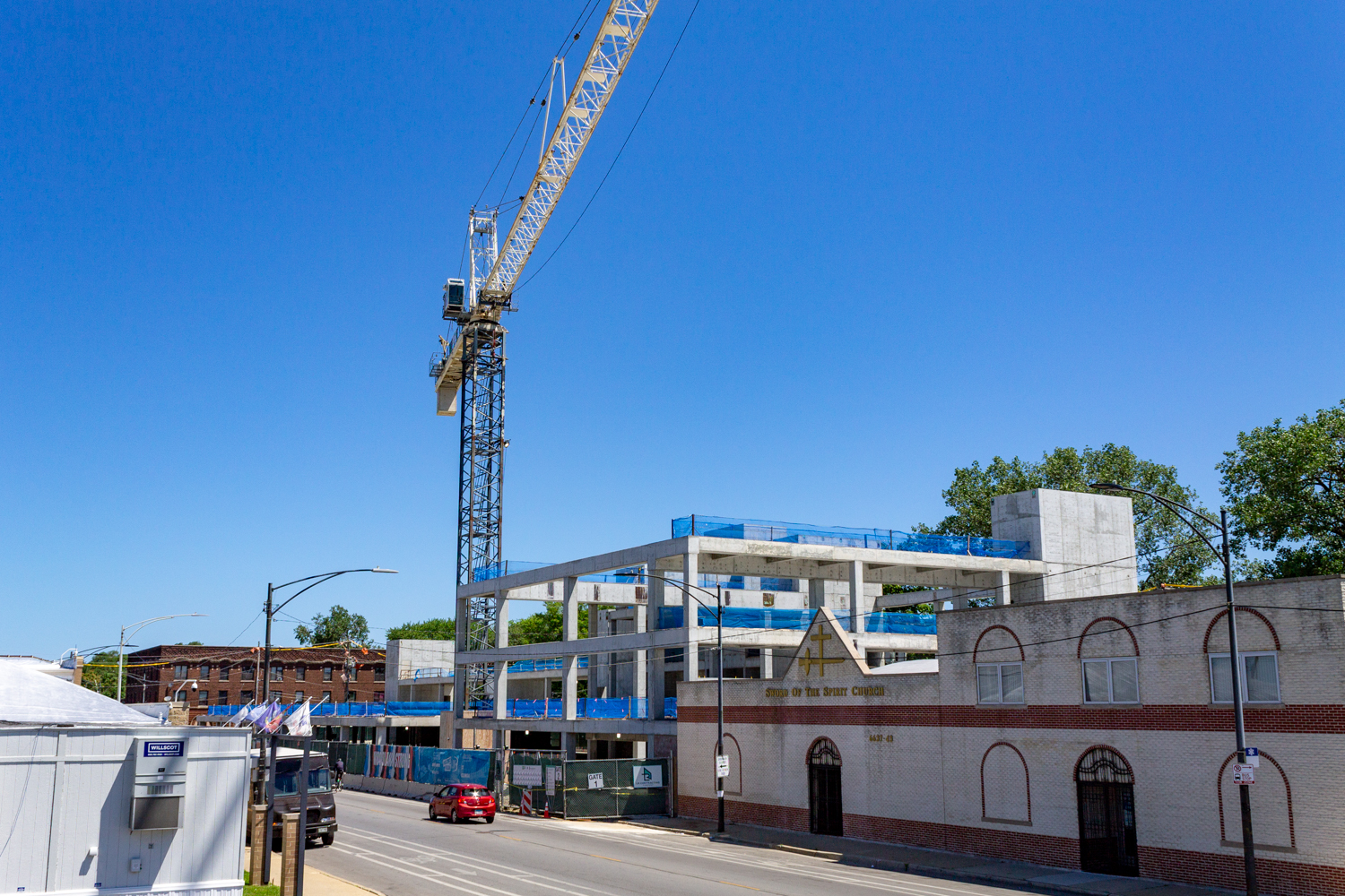 Robert R. McCormick Leadership and Economic Opportunity Center construction