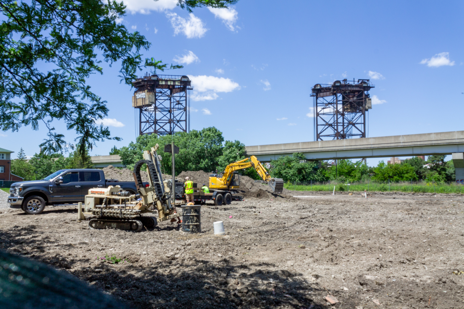 Evergreen Garden construction begins