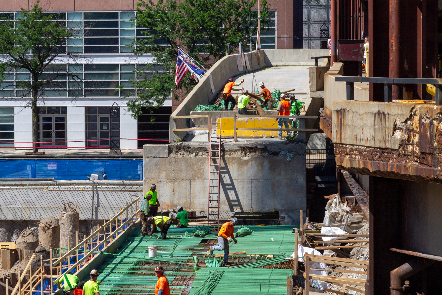 400 Lake Shore access ramp construction