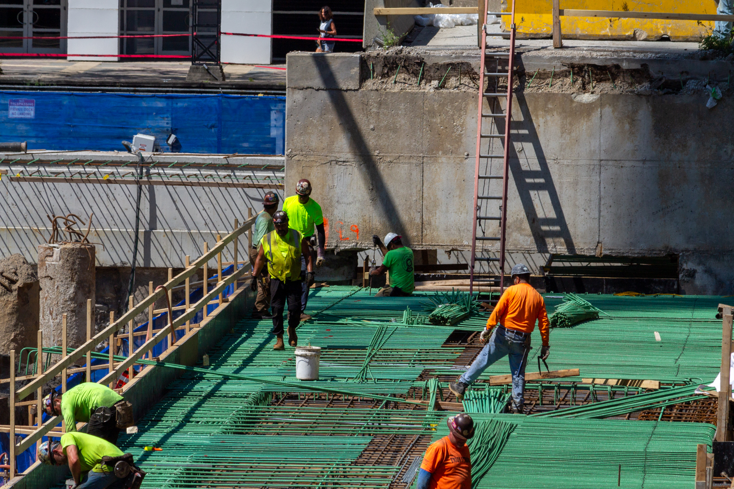 400 Lake Shore access ramp construction