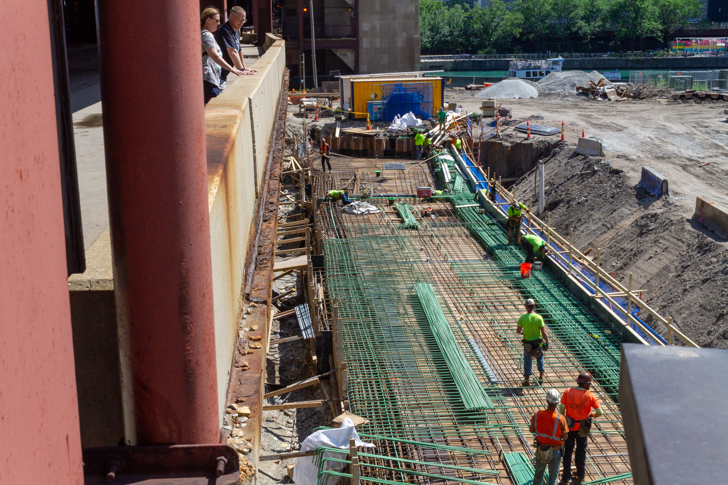 400 Lake Shore access ramp construction