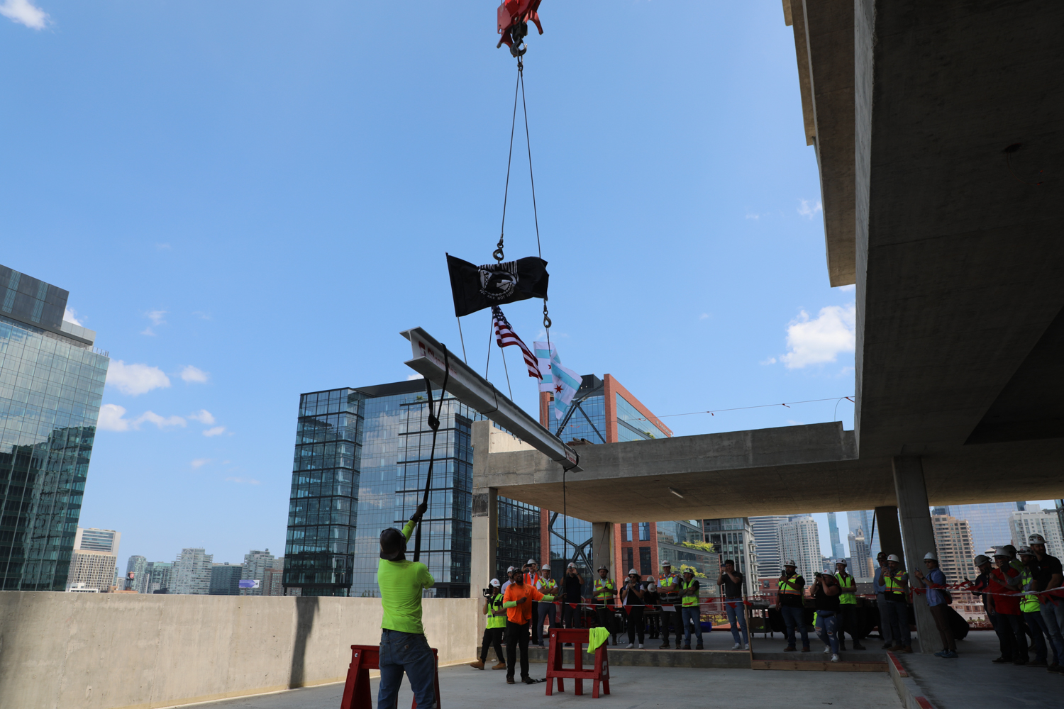 919 West Fulton topping out