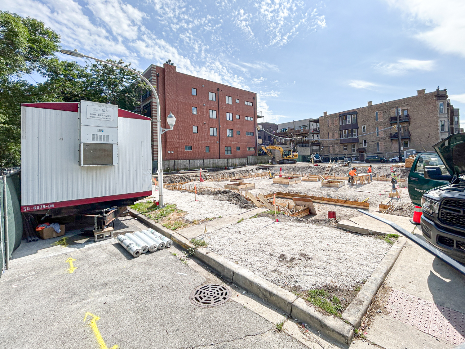 Lakeview Landing foundation construction