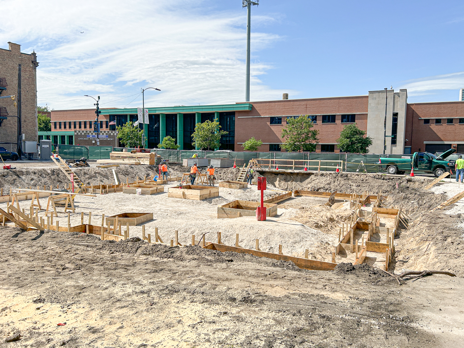 Lakeview Landing foundation construction