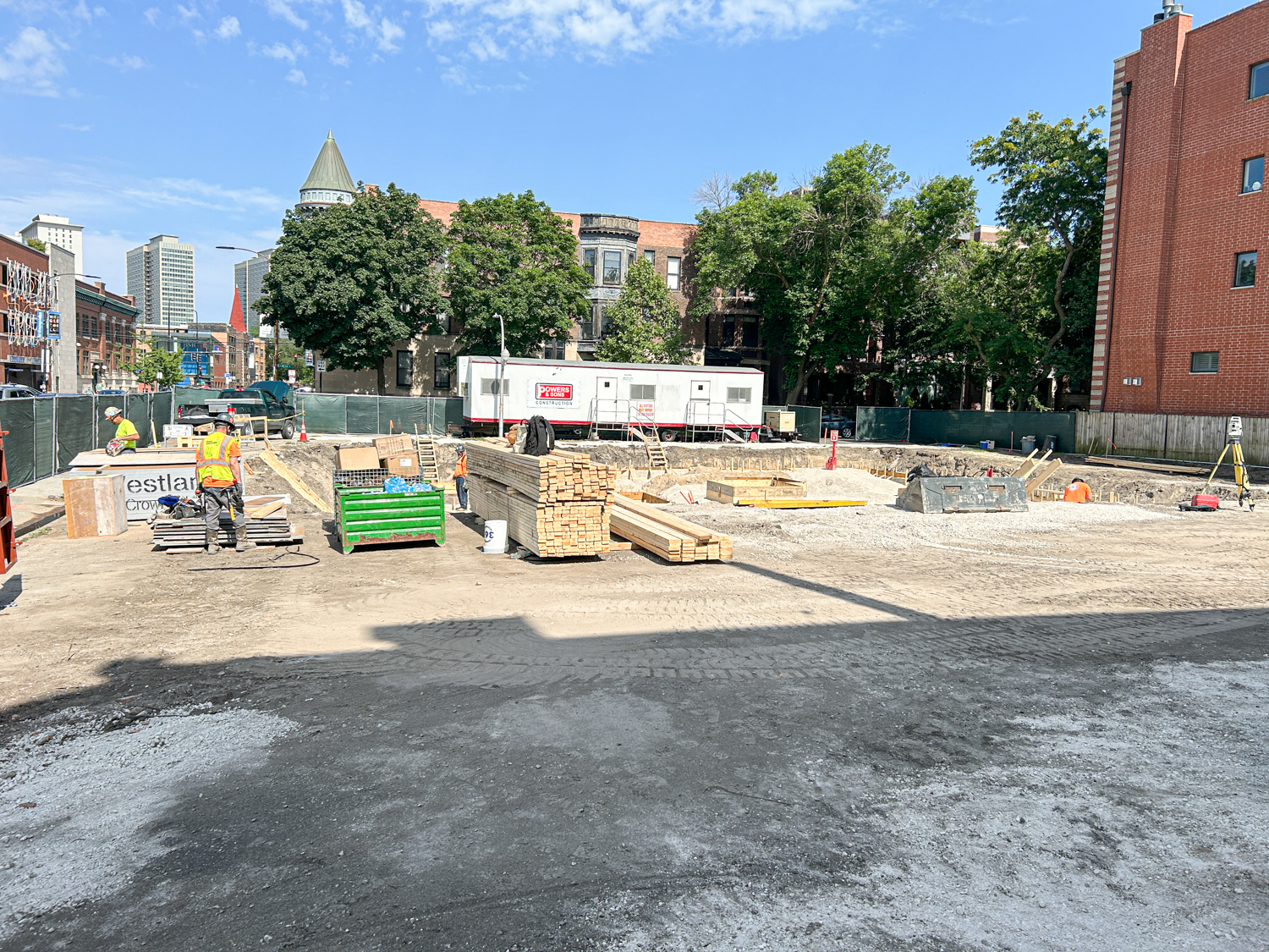 Lakeview Landing foundation construction