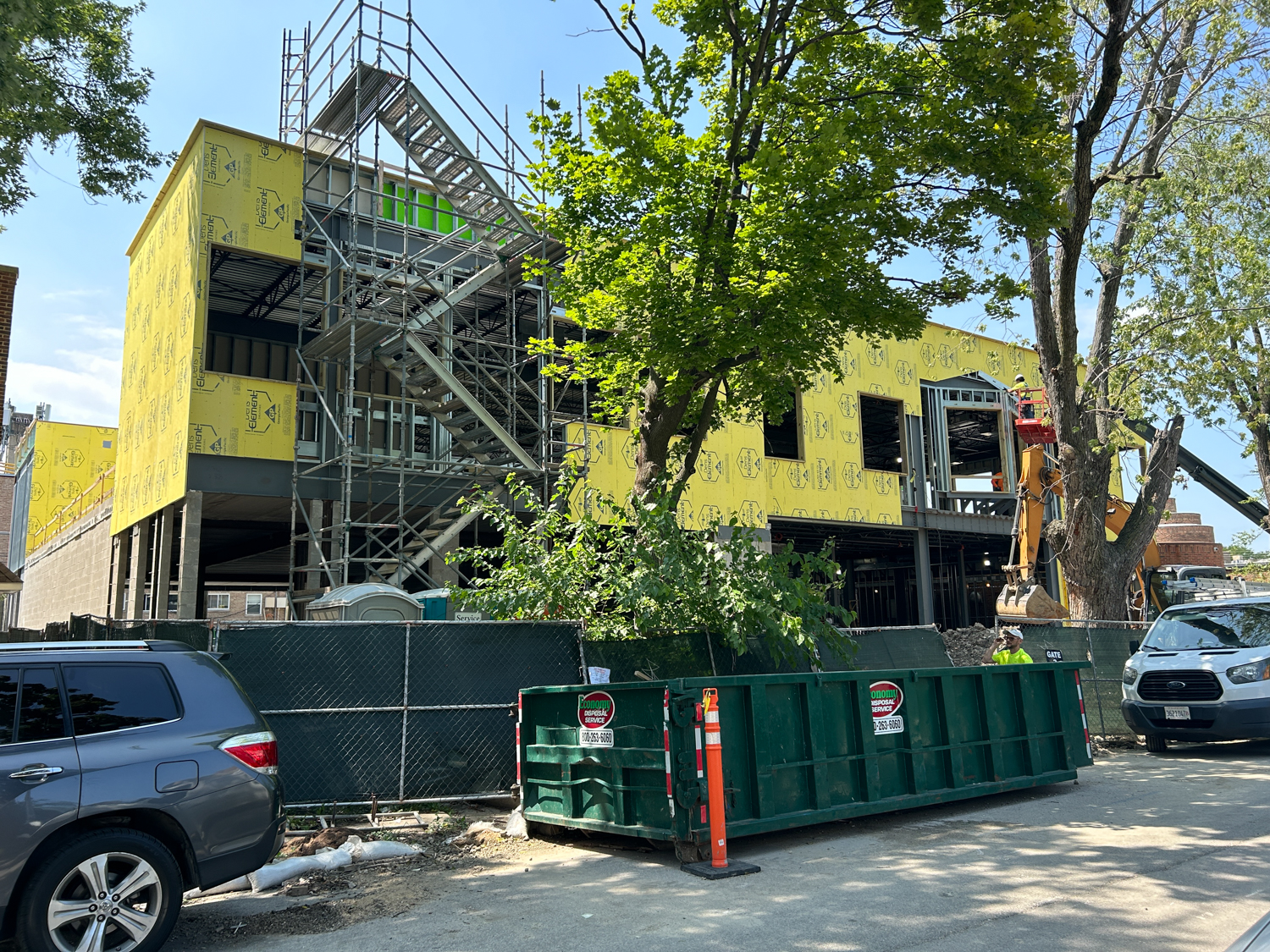 Lubavitch Girls High School construction