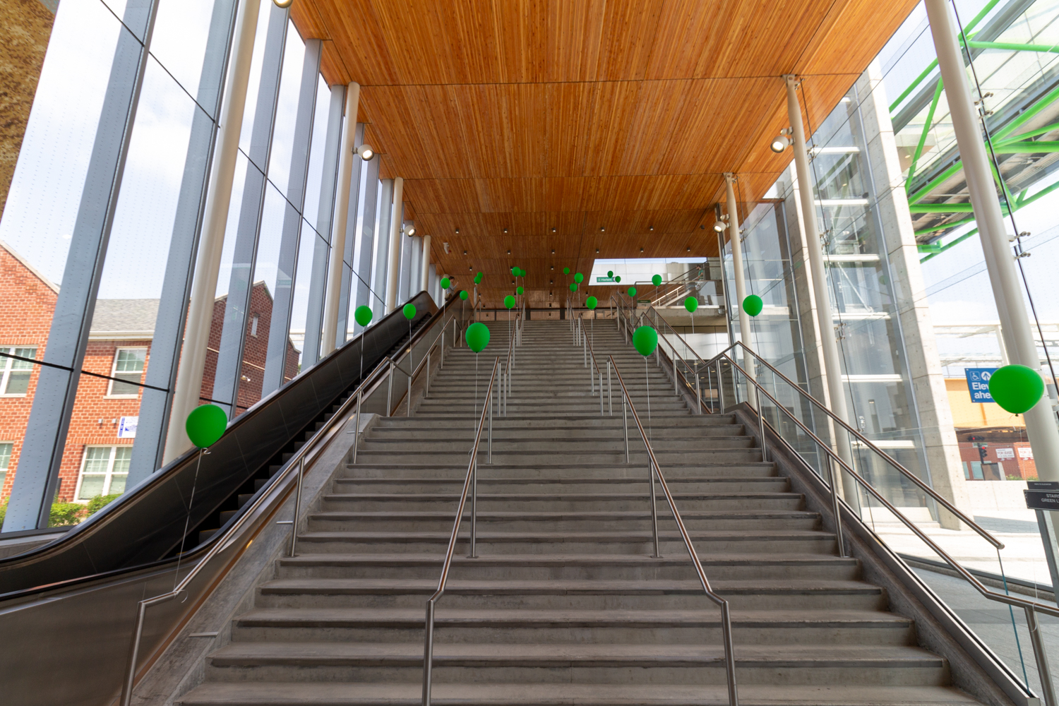 Damen Green Line station opening