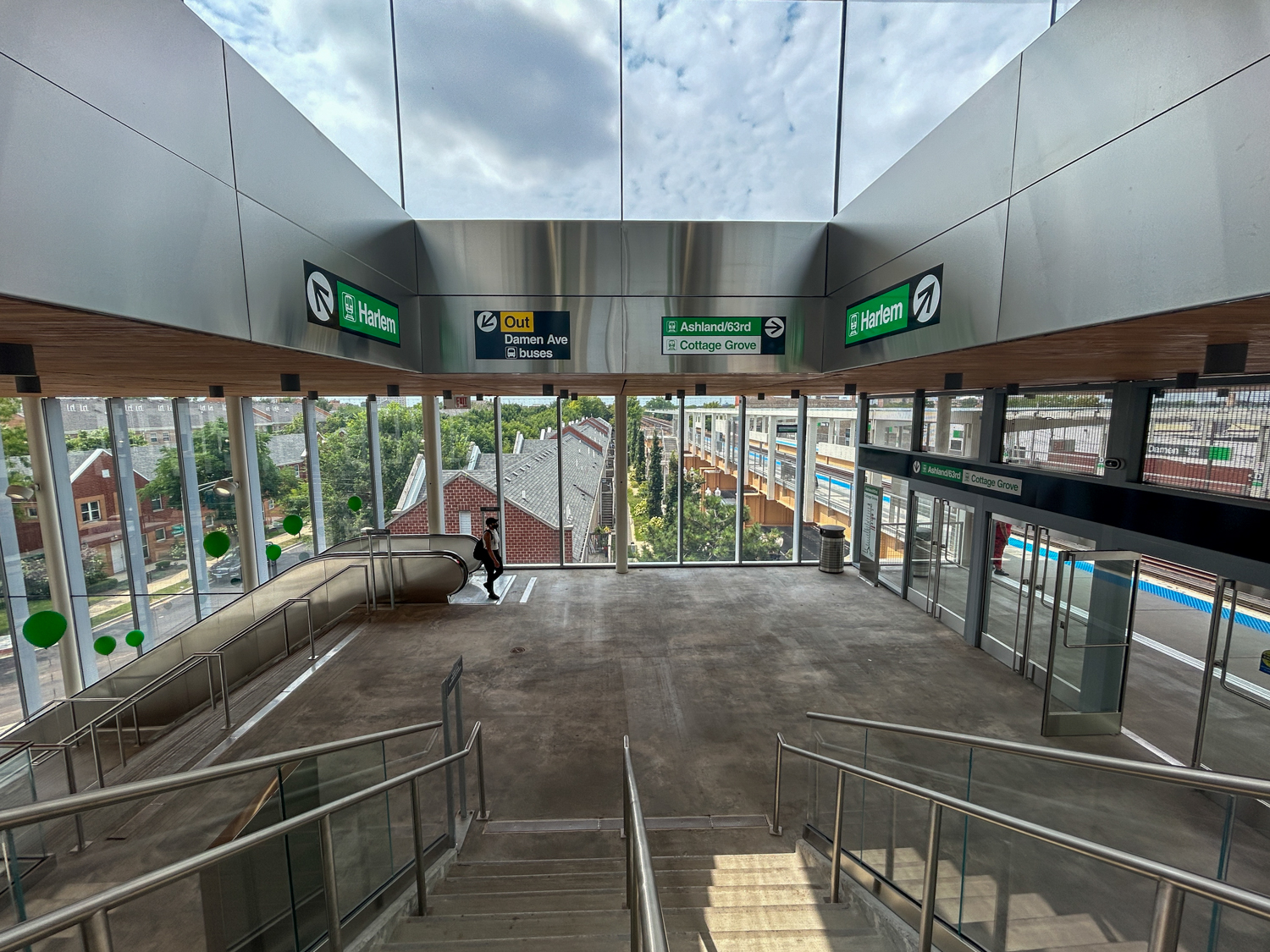 Damen Green Line station opening