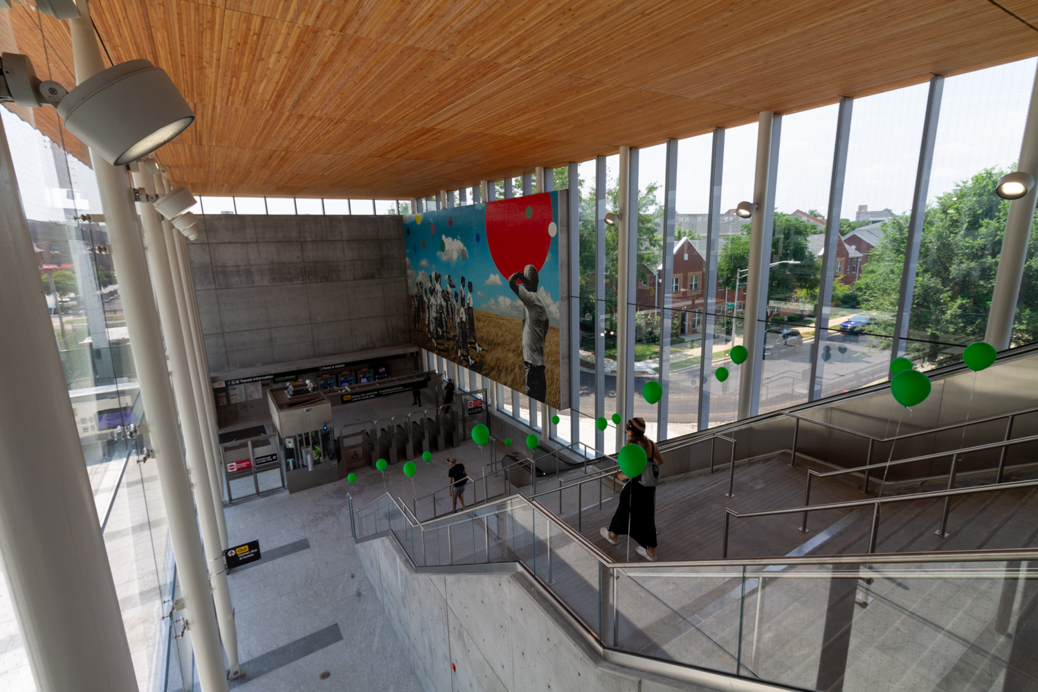 Damen Green Line station opening