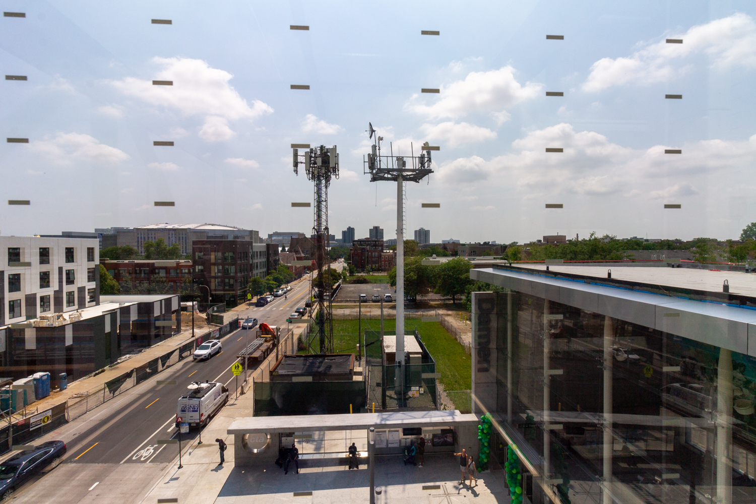 Damen Green Line station opening