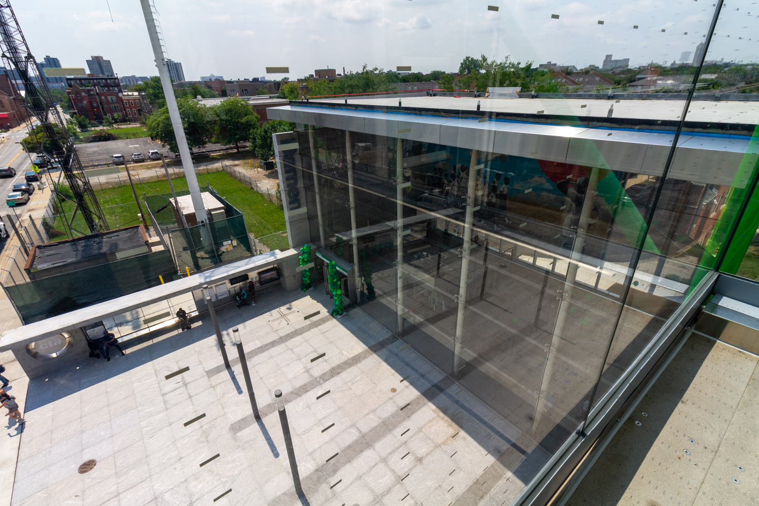 Damen Green Line station opening