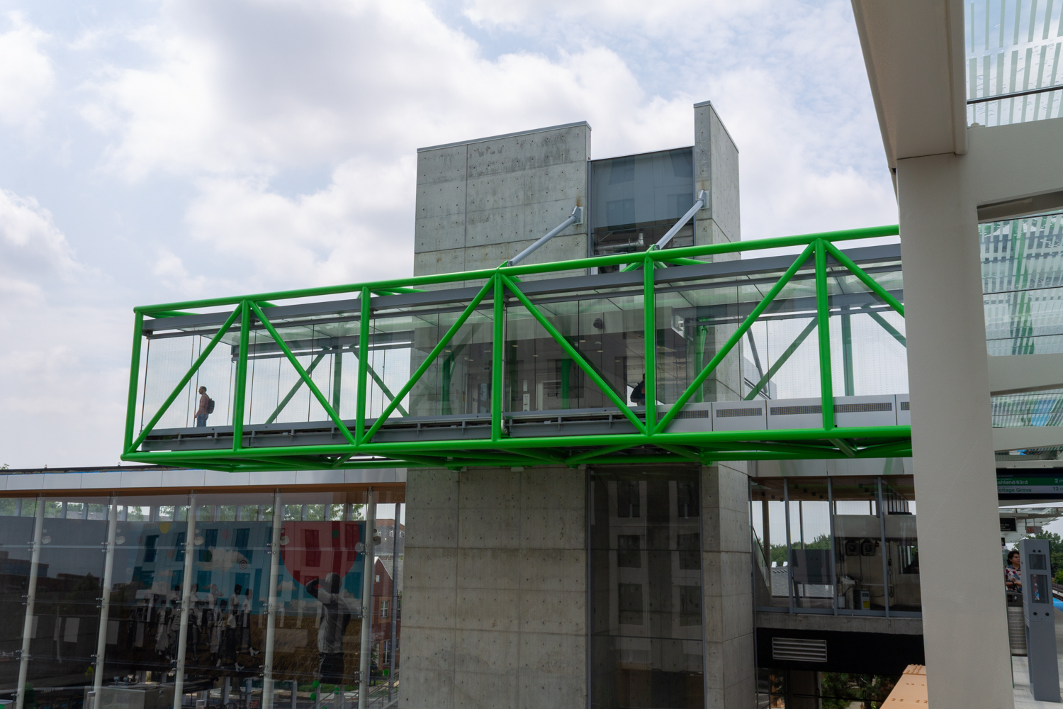 Damen Green Line station opening