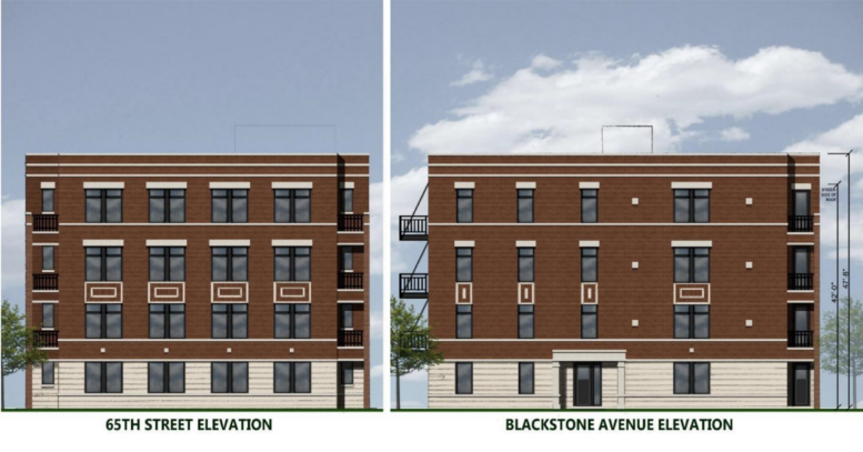 Rendering of 6521 S Blackstone Avenue by Hanna Architects