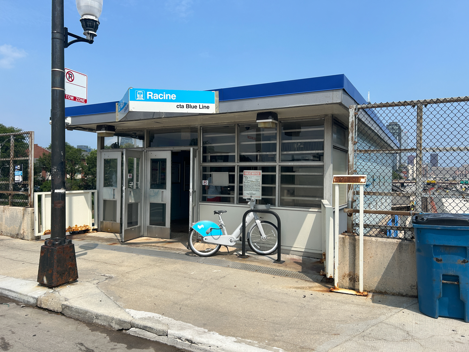 Along with the new elevator, a primary focus of this new access station is to rebuild the station ramp, which was built too steep (and without landings) for wheelchair access. In fact, only 4 of the 11 stations along the Forest Park Branch are accessible. The wide-spread renovations will bring all 11 stations into compliance and make it easier for all Chicagoans to access Blue Line trains.