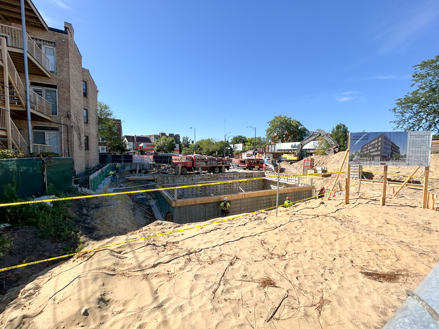 3605 North Ravenswood construction underway