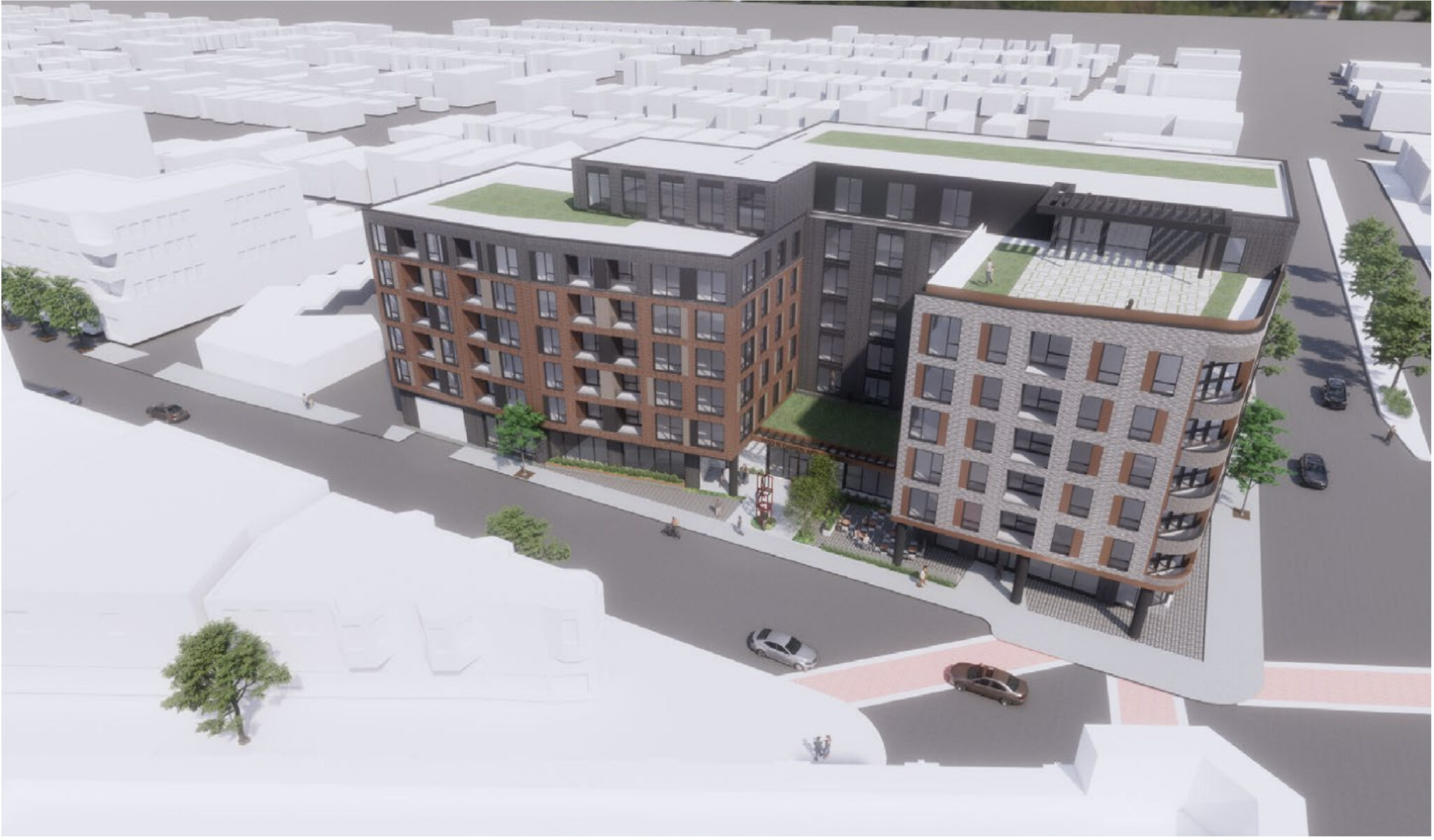 Renderings Revealed For Revised Plans Of 3950 N Damen Avenue And 3959 N ...