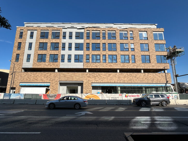 Brickwork nearly complete on affordable housing development at 4715 ...
