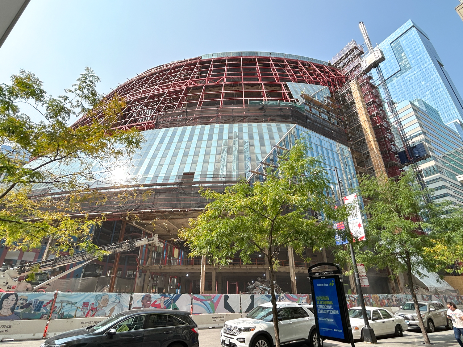 Thompson Center September 2024 renovation progress