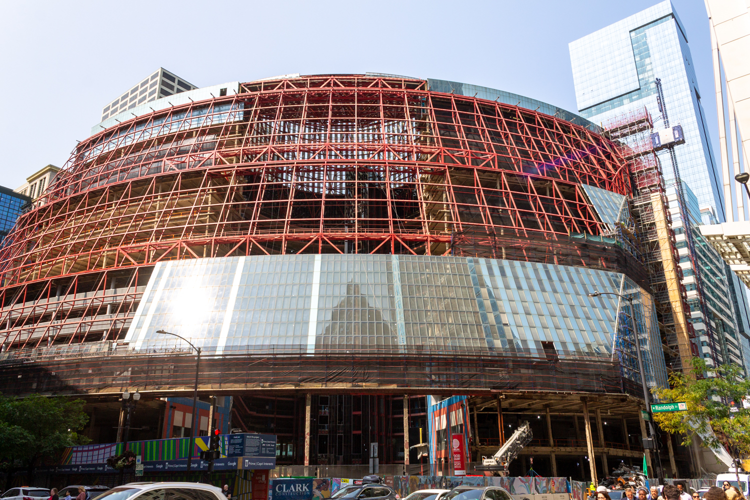 Thompson Center September 2024 renovation progress 