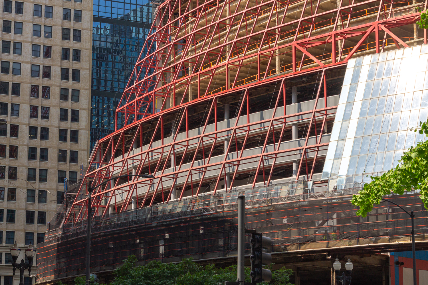 Thompson Center September 2024 renovation progress 