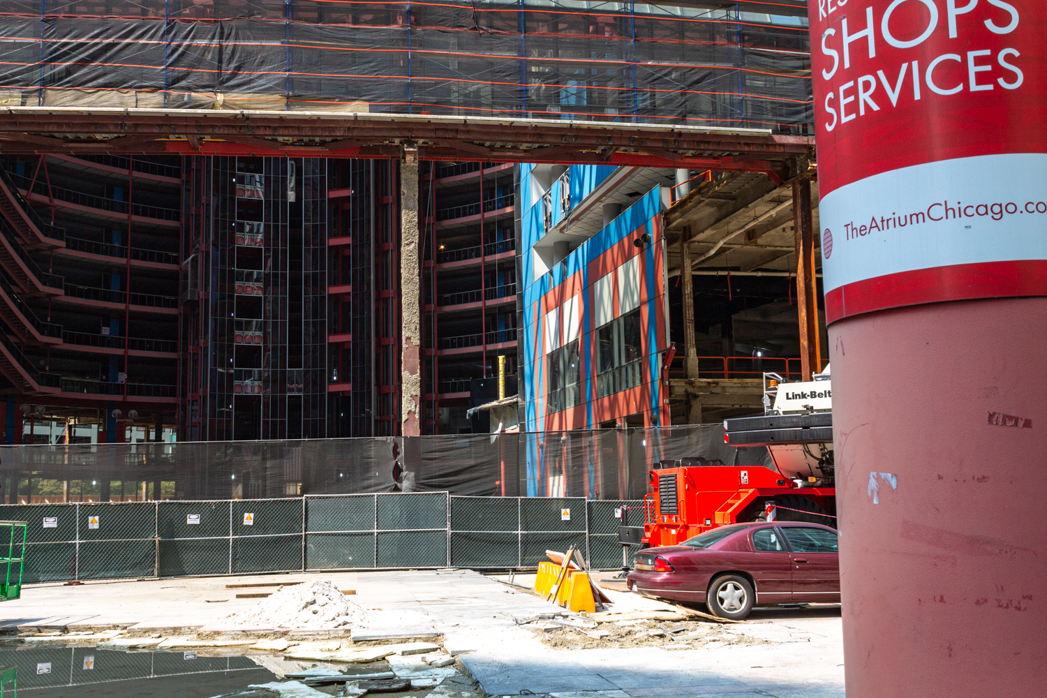 Thompson Center September 2024 renovation progress