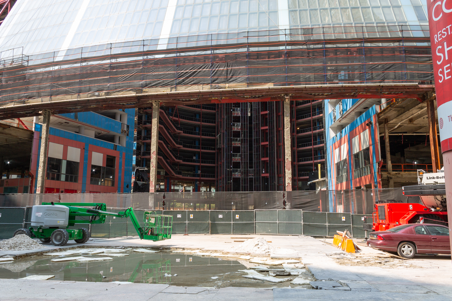 Thompson Center September 2024 renovation progress