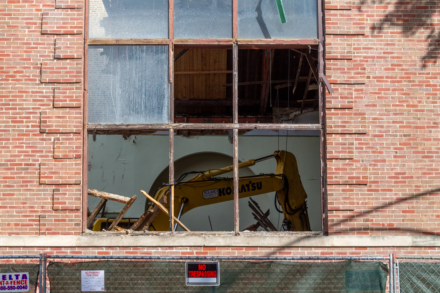 United Christian Church demolition for The Base Lincoln Park