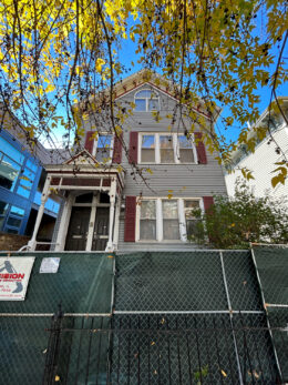 1313 West Wrightwood Avenue, currently being demolished.