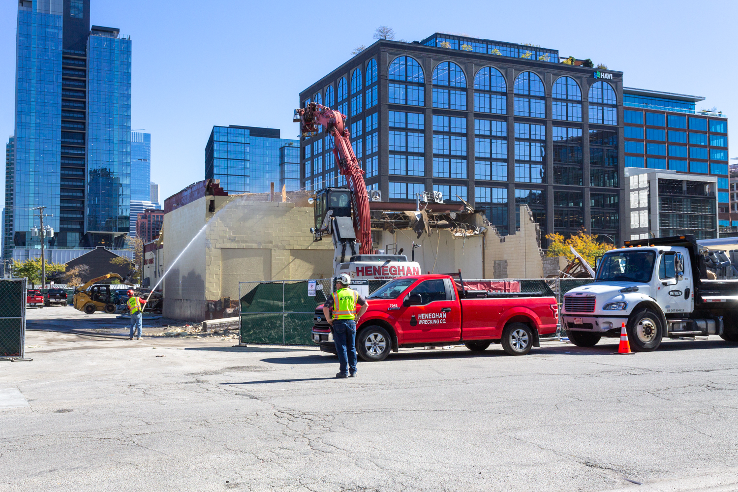 370 North Morgan demolition