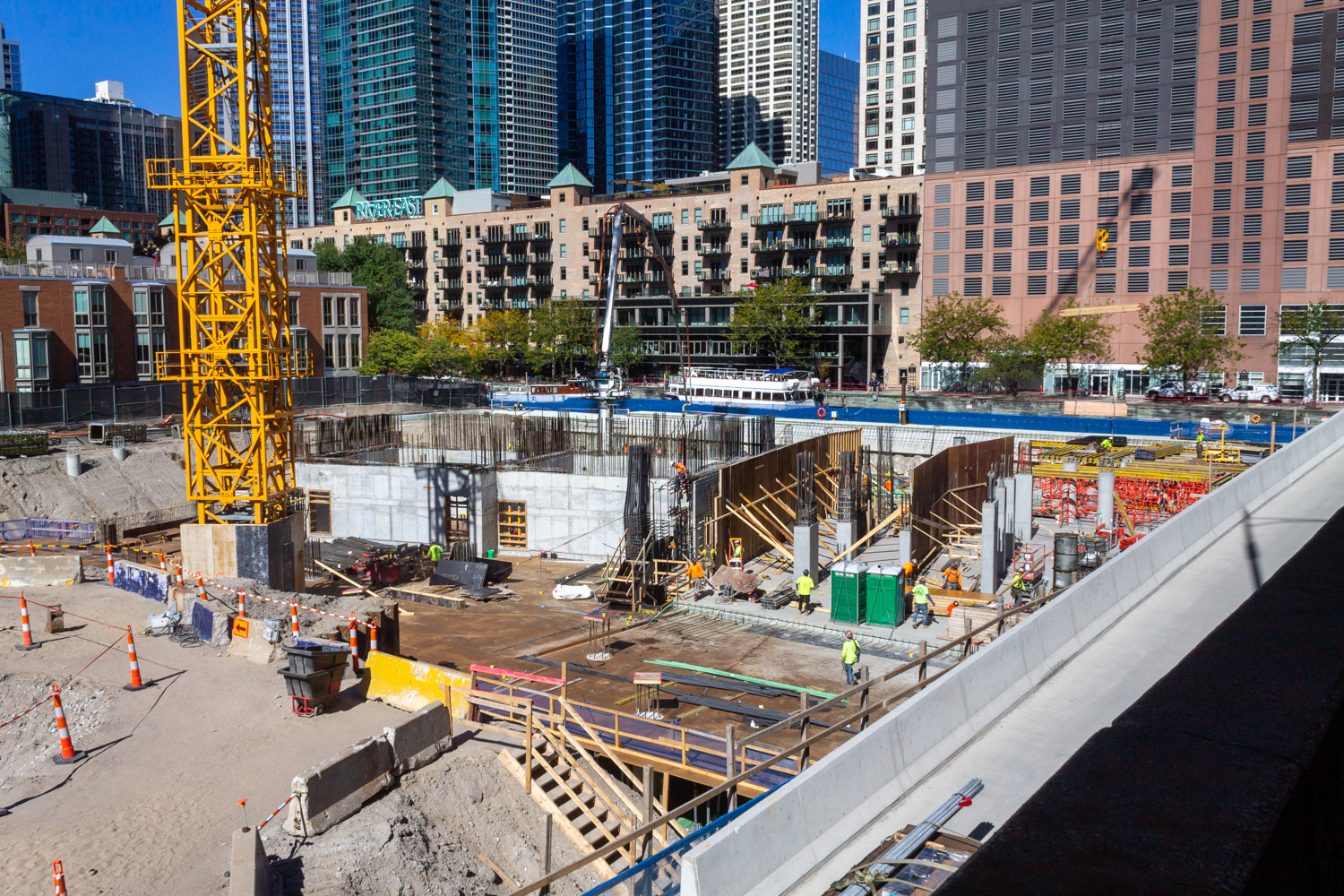 400 Lake Shore North Tower construction Oct 2024