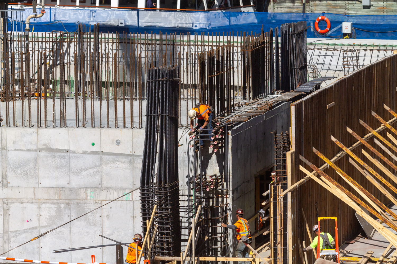 400 Lake Shore North Tower construction Oct 2024