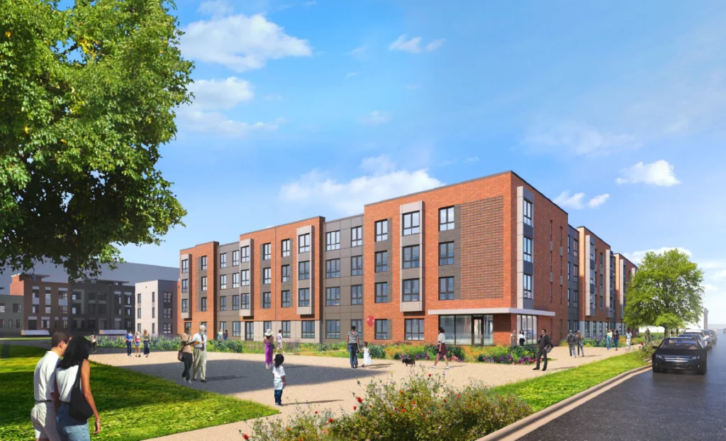 Rendering of Ogden Washtenaw A2, courtesy of The Habitat Company