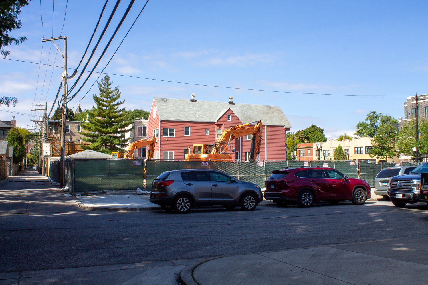 The Irving demolition at 2035 West Irving Park Road