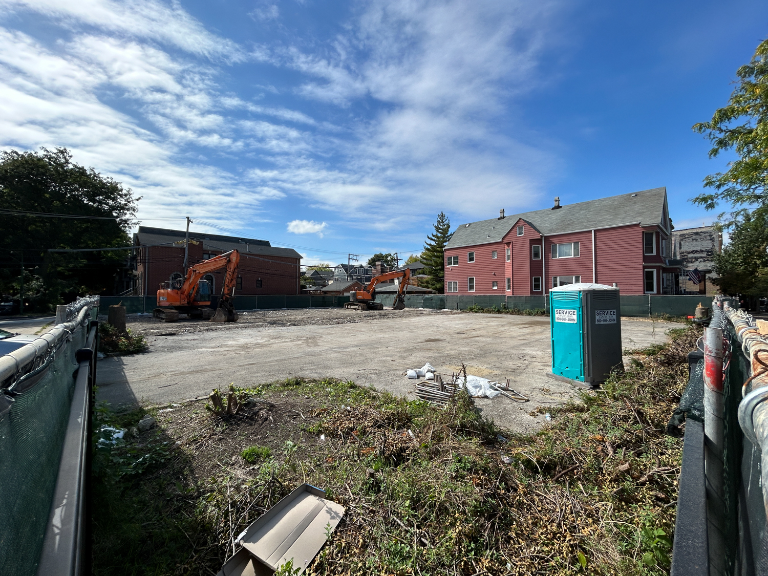 The Irving demolition at 2035 West Irving Park Road