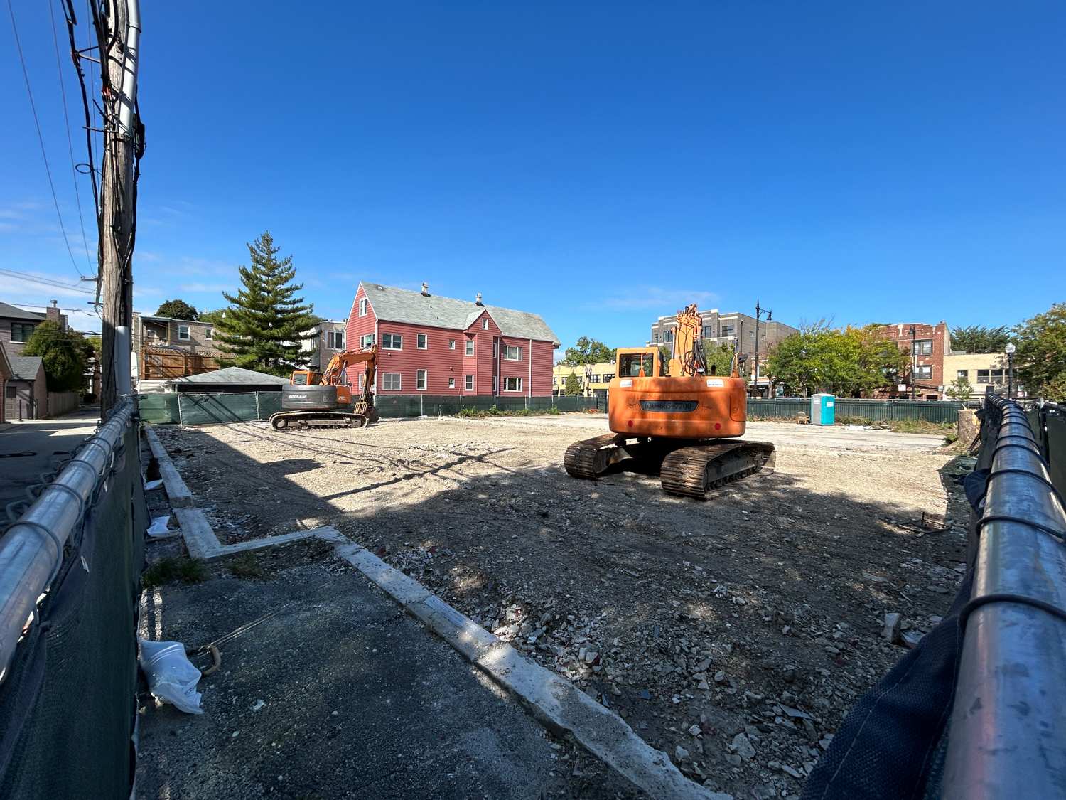 The Irving demolition at 2035 West Irving Park Road