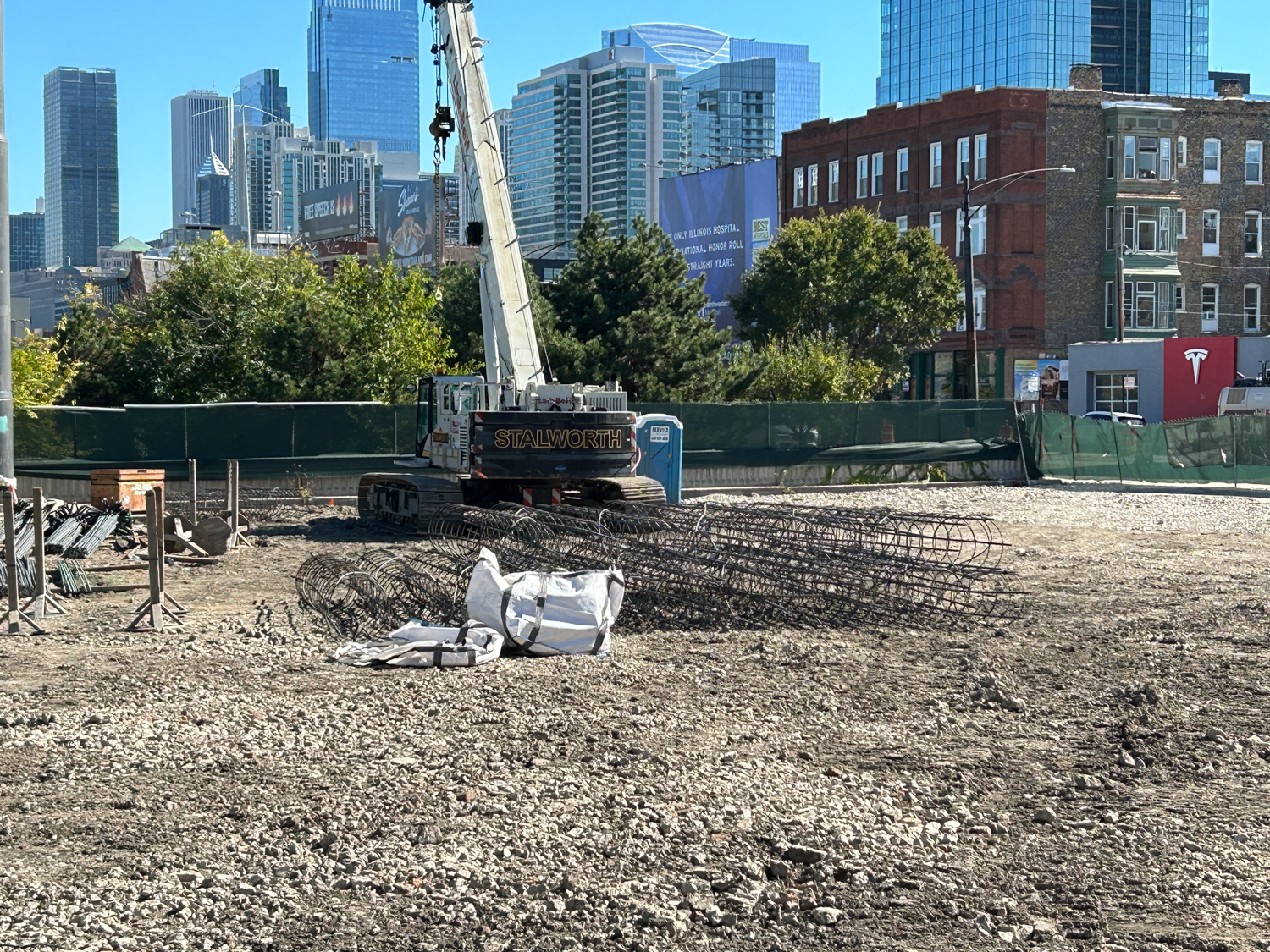 Aberdeen Crossing construction