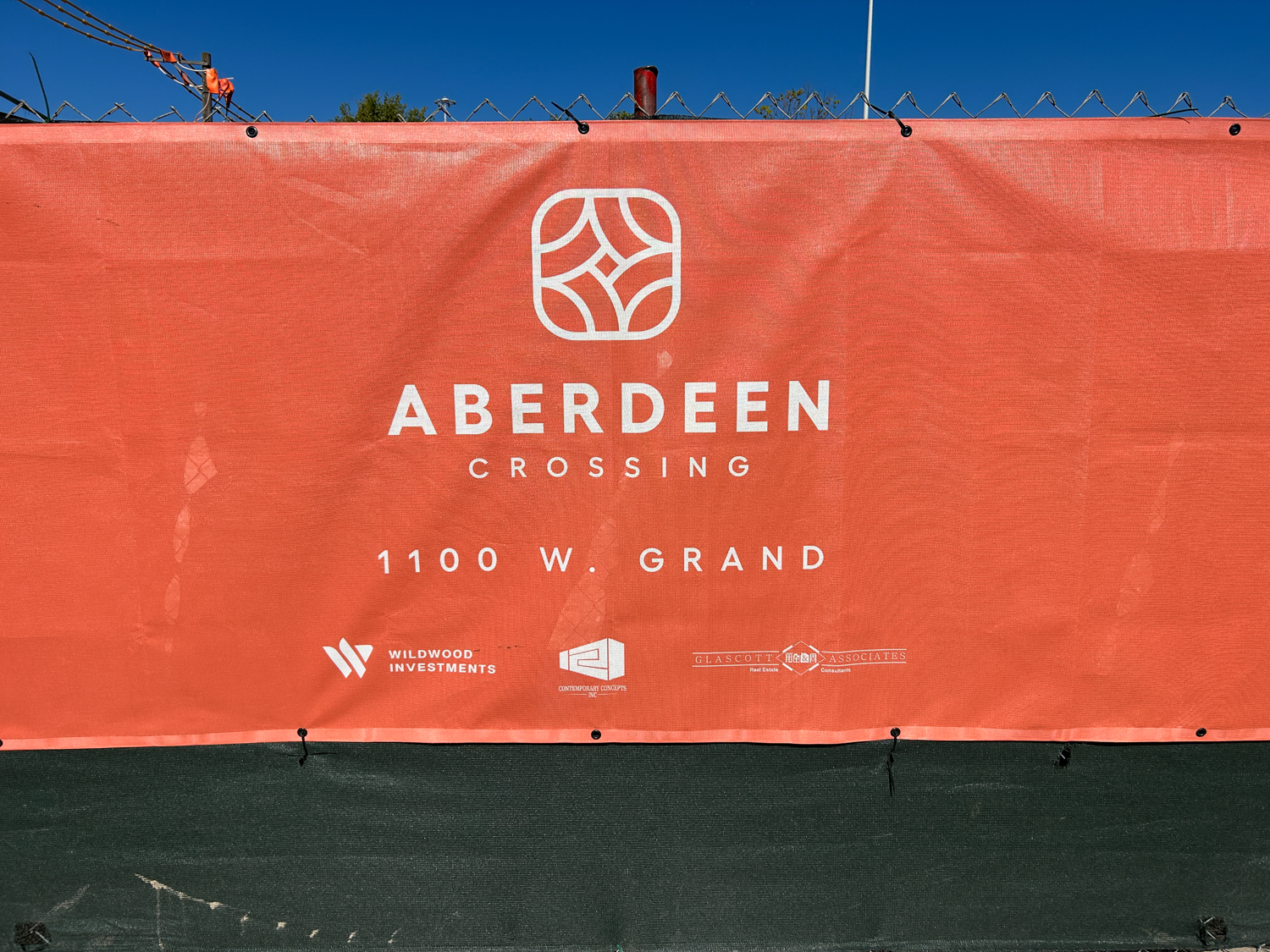 Aberdeen Crossing construction