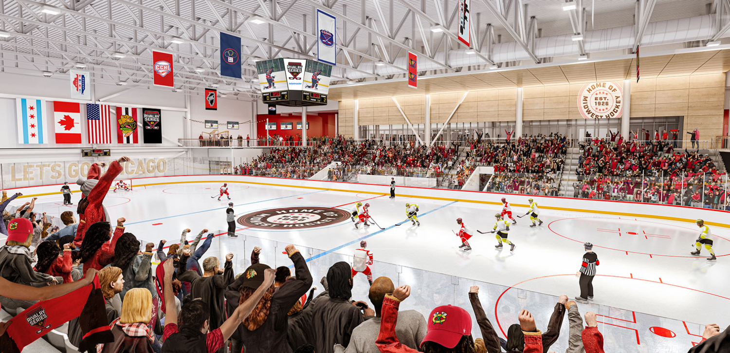 Fifth Third Arena expansion Generator Studio rendering