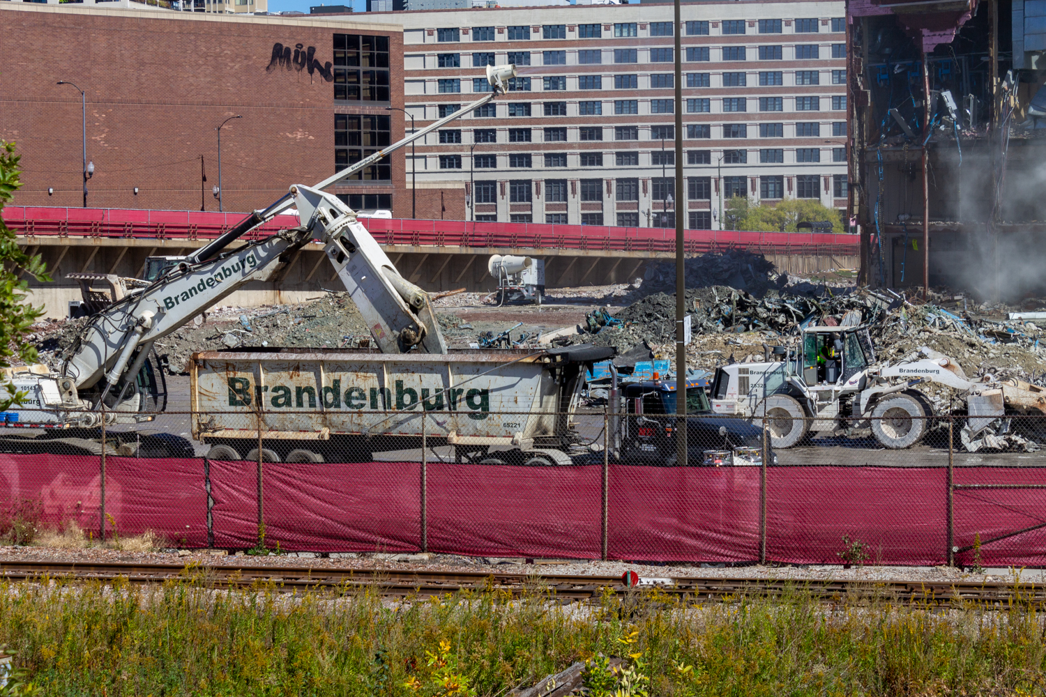 Chicago Tribune Freedom Center demolition