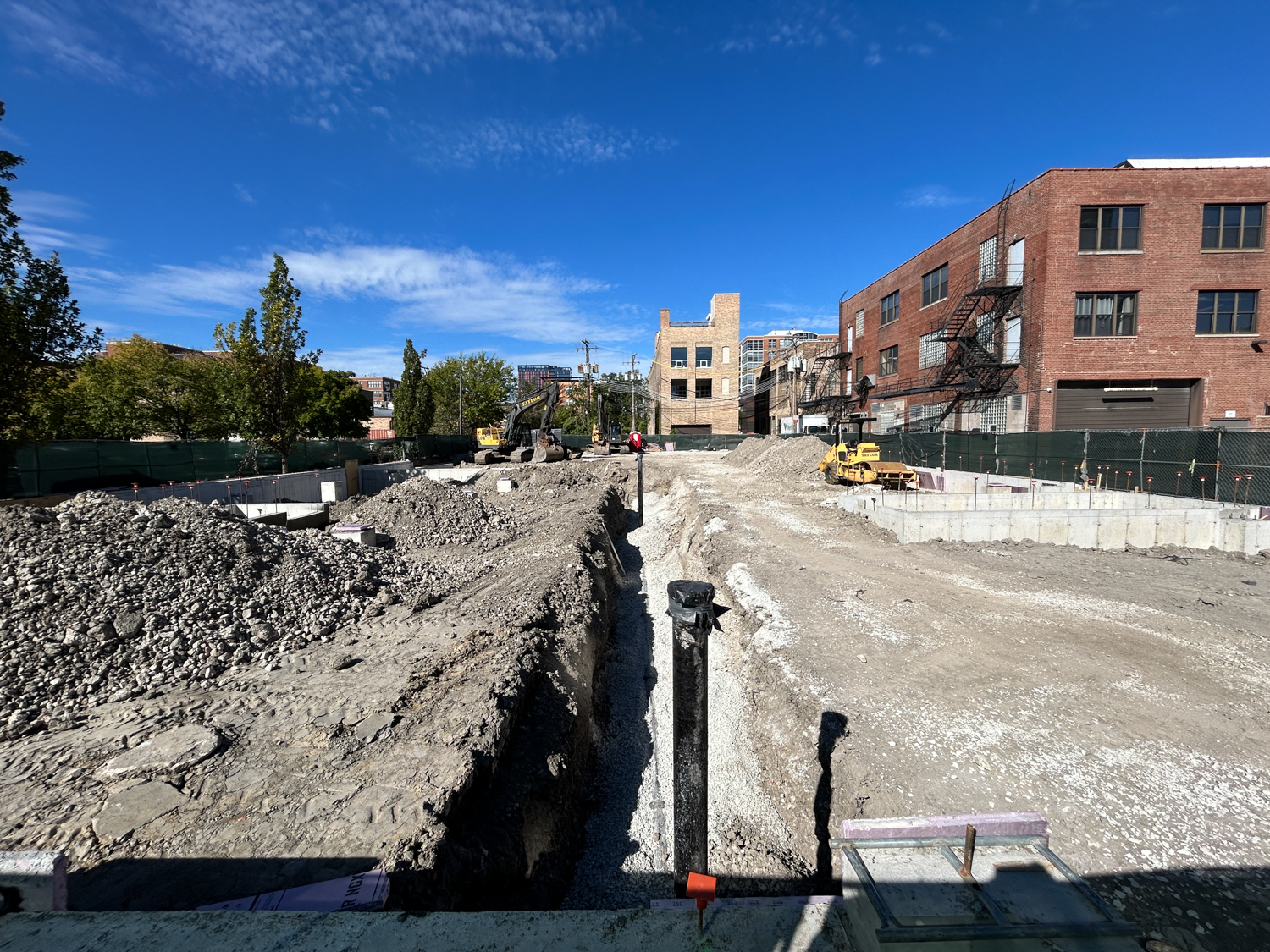 Kensington School West Loop construction