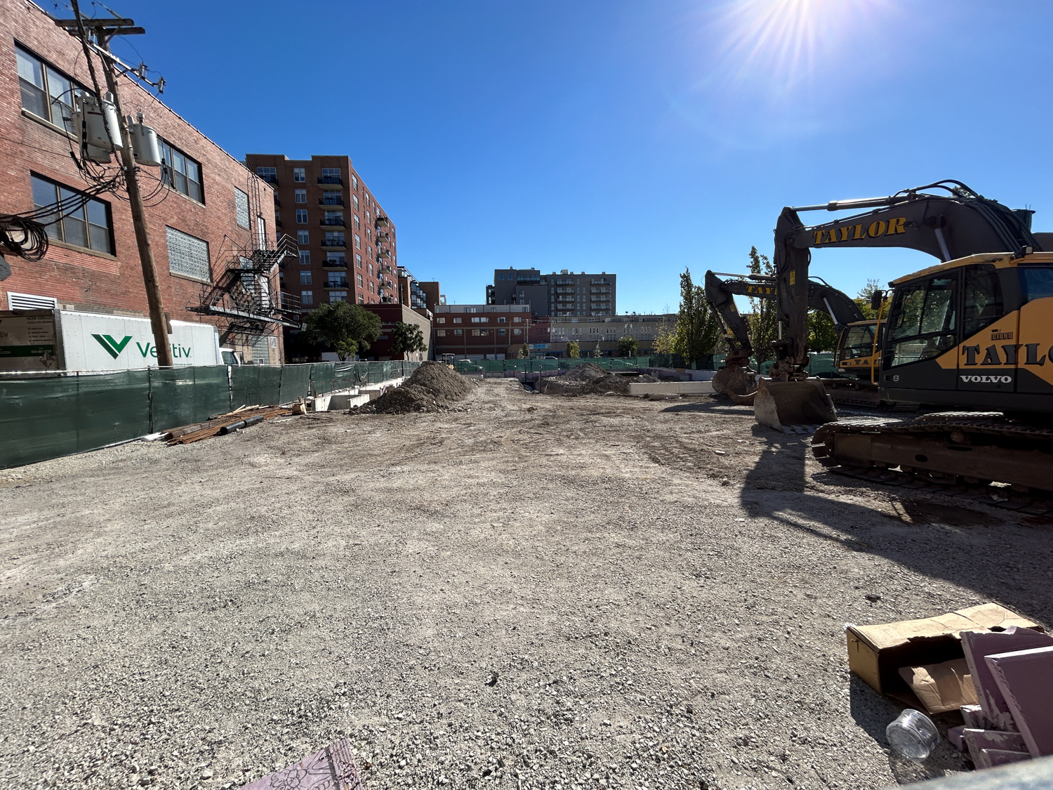 Kensington School West Loop construction