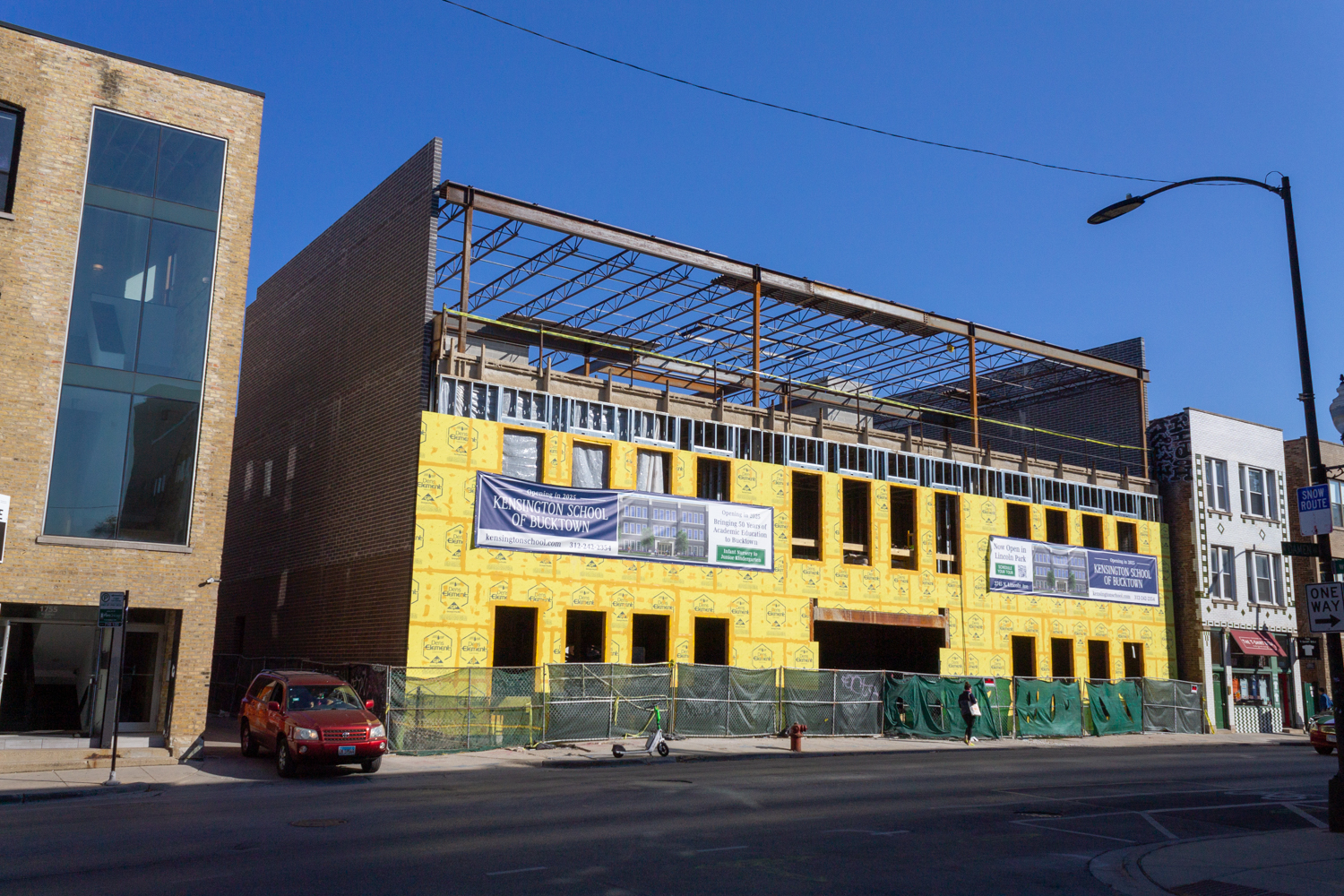 Kensington School Bucktown construction