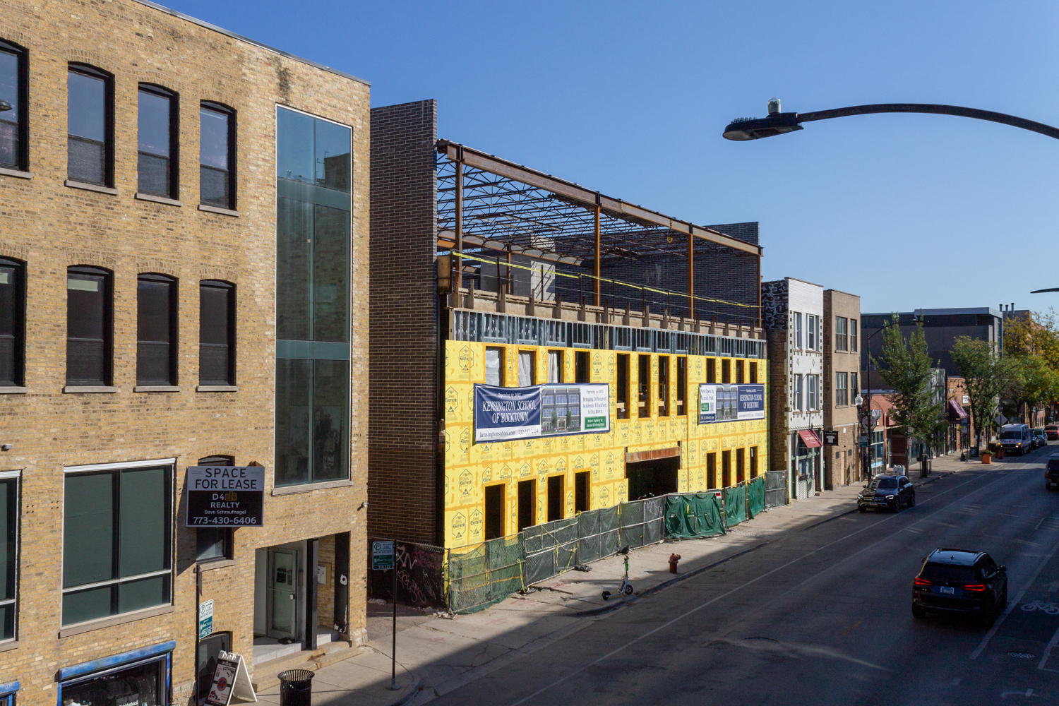 Kensington School Bucktown construction