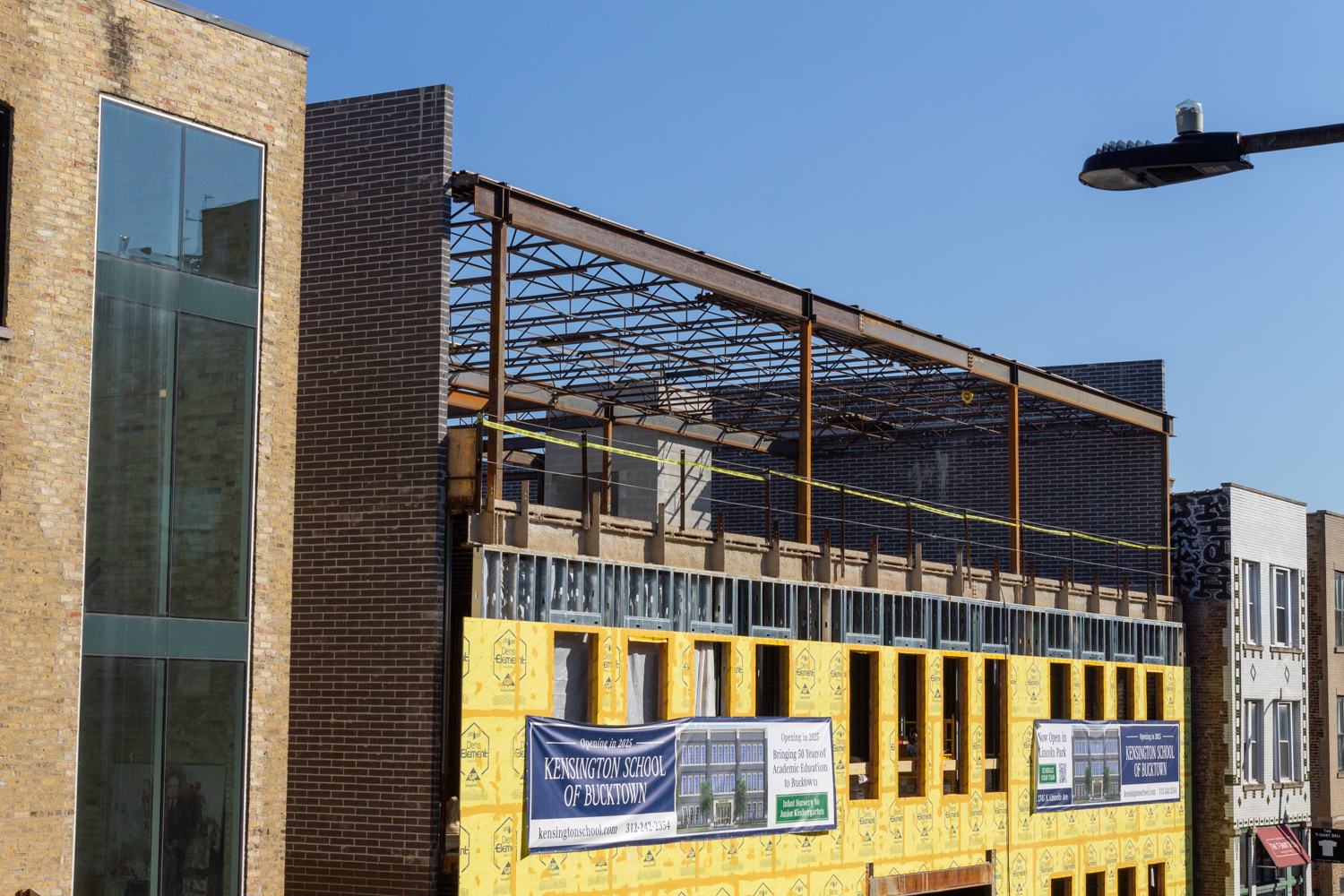 Kensington School Bucktown construction