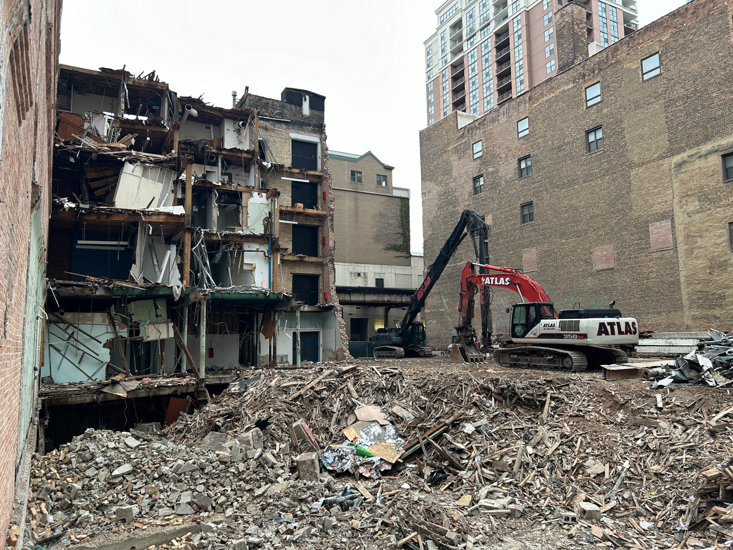 1130 South Wabash demolition