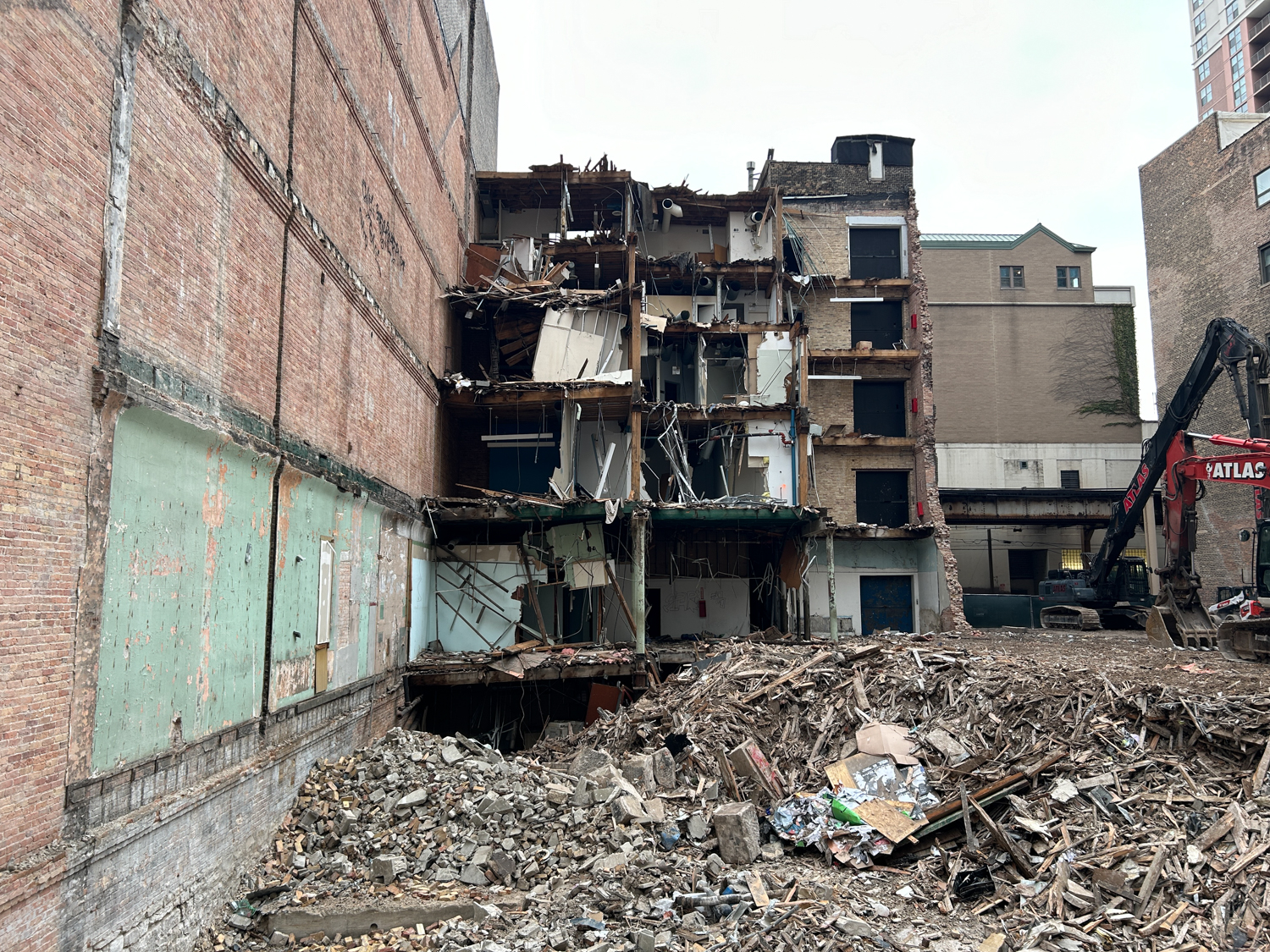 1130 South Wabash demolition